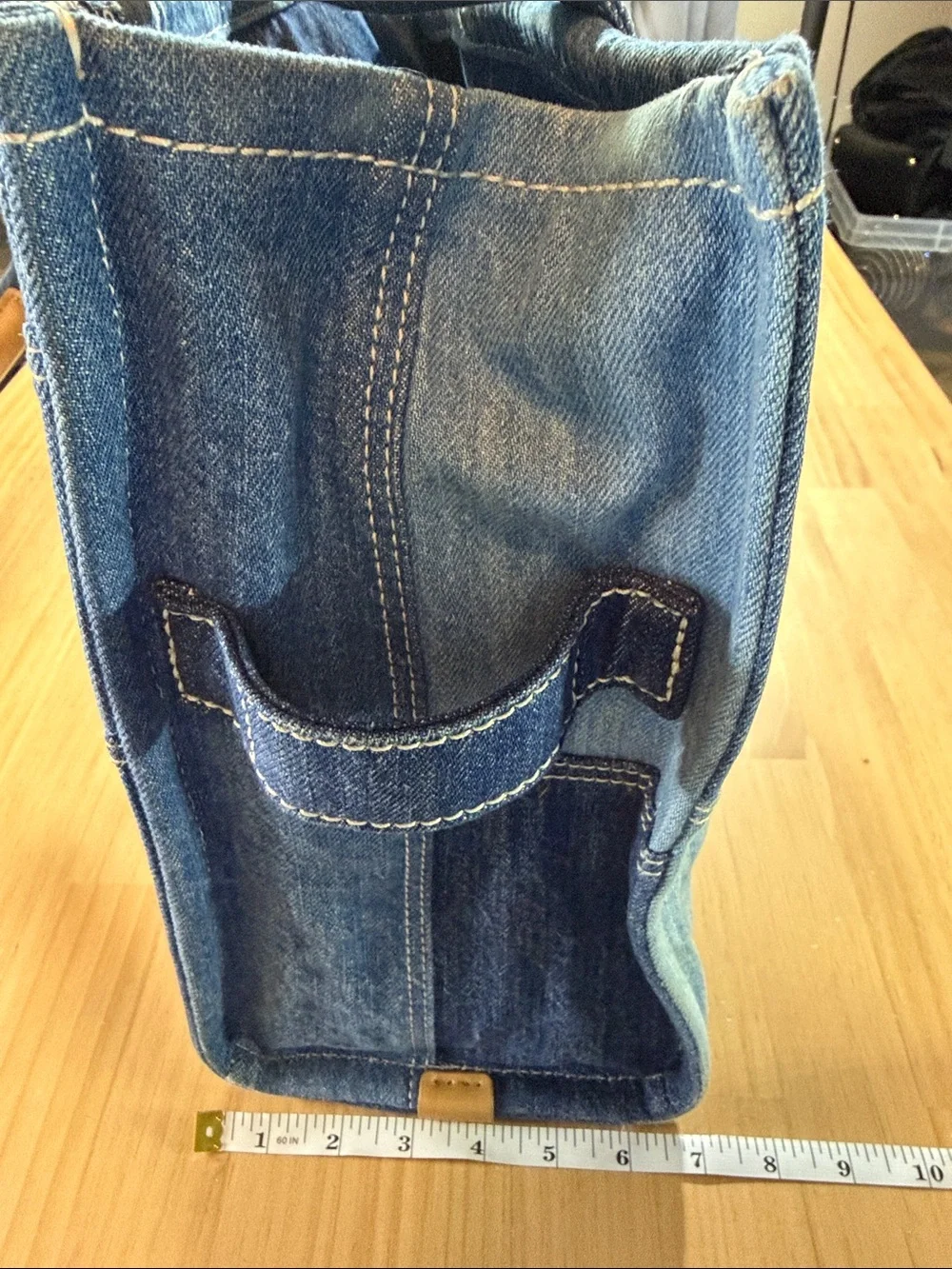 Marc Jacobs Patchwork Denim Tote Bag - Blue